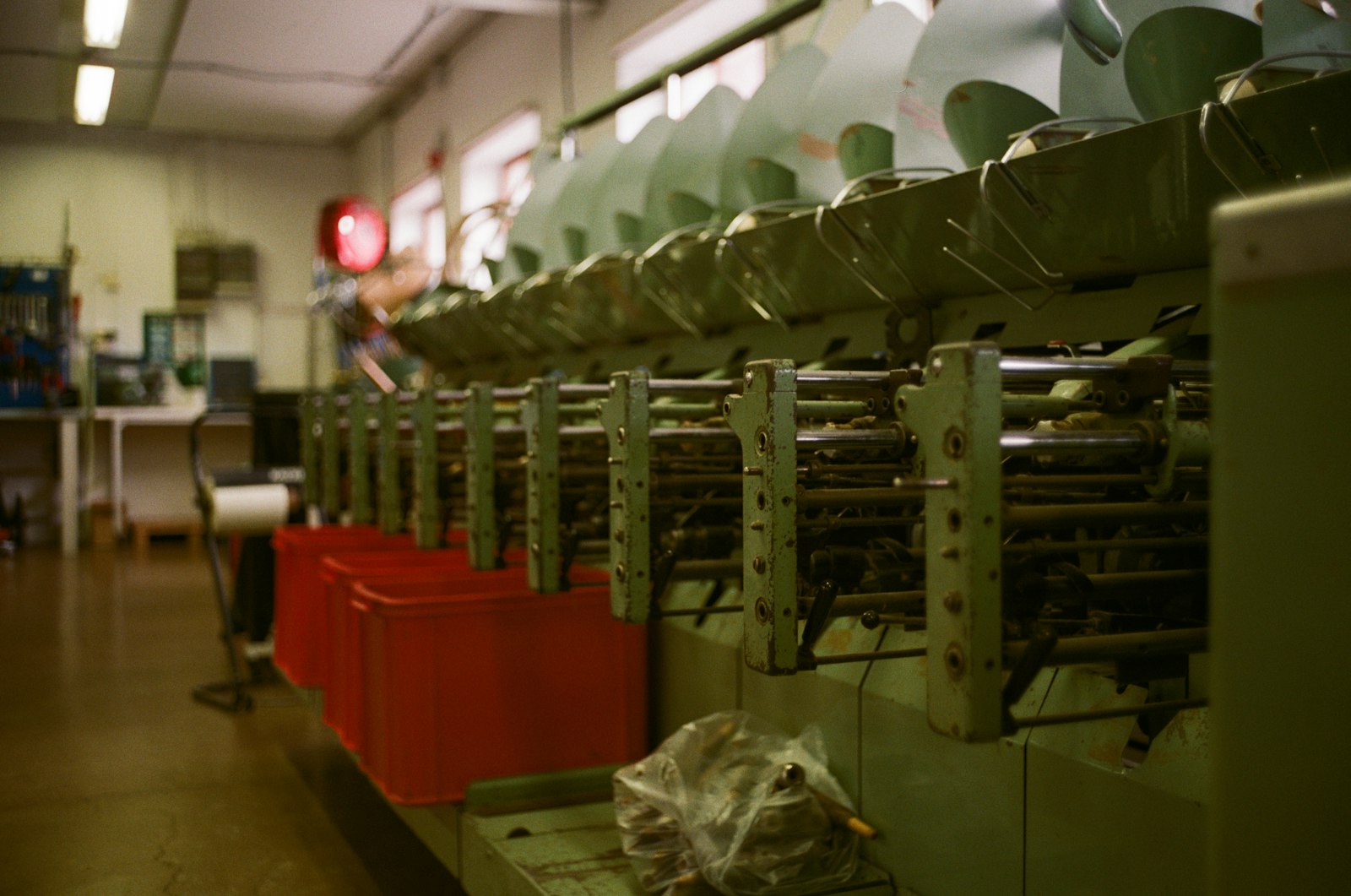 Ligne de production textile en enfilade, machines industrielles